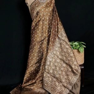 Banarasi Tehri Tanchoi Saree – (BTTJ0009)