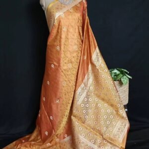 Banarasi Tehri Tanchoi Saree – (BTTJ0011)