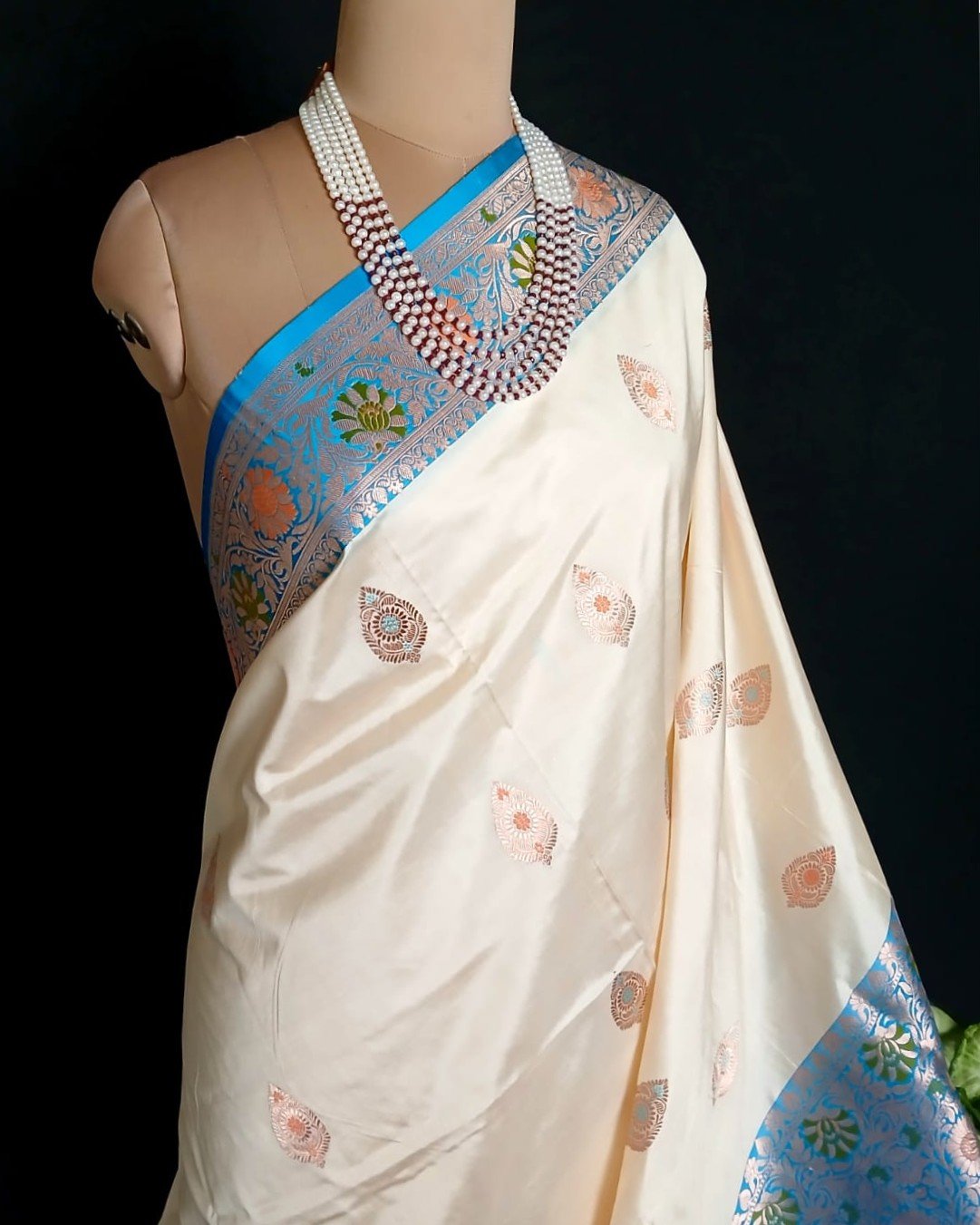 Meenakari Kadua Katan Silk Saree - (MKKS1001) - Image 2