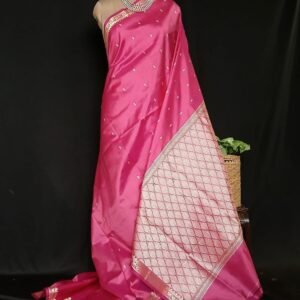 Banarasi No Zari Katan Silk Saree – (NZSS0030)