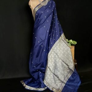 Banarasi No Zari Katan Silk Saree – (NZSS0033)