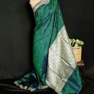 Banarasi No Zari Katan Silk Saree – (NZSS0032)