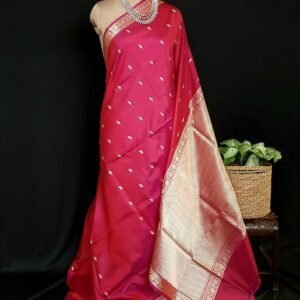 Banarasi No Zari Katan Silk Saree – (NZSS0034)