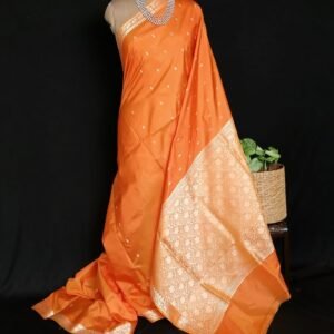 Banarasi No Zari Katan Silk Saree – (NZSS0035)