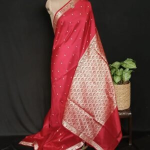 Banarasi No Zari Katan Silk Saree – (NZSS0036)