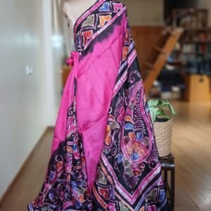 Batik Silk Saree from Murshidabad – (BSSM0059)