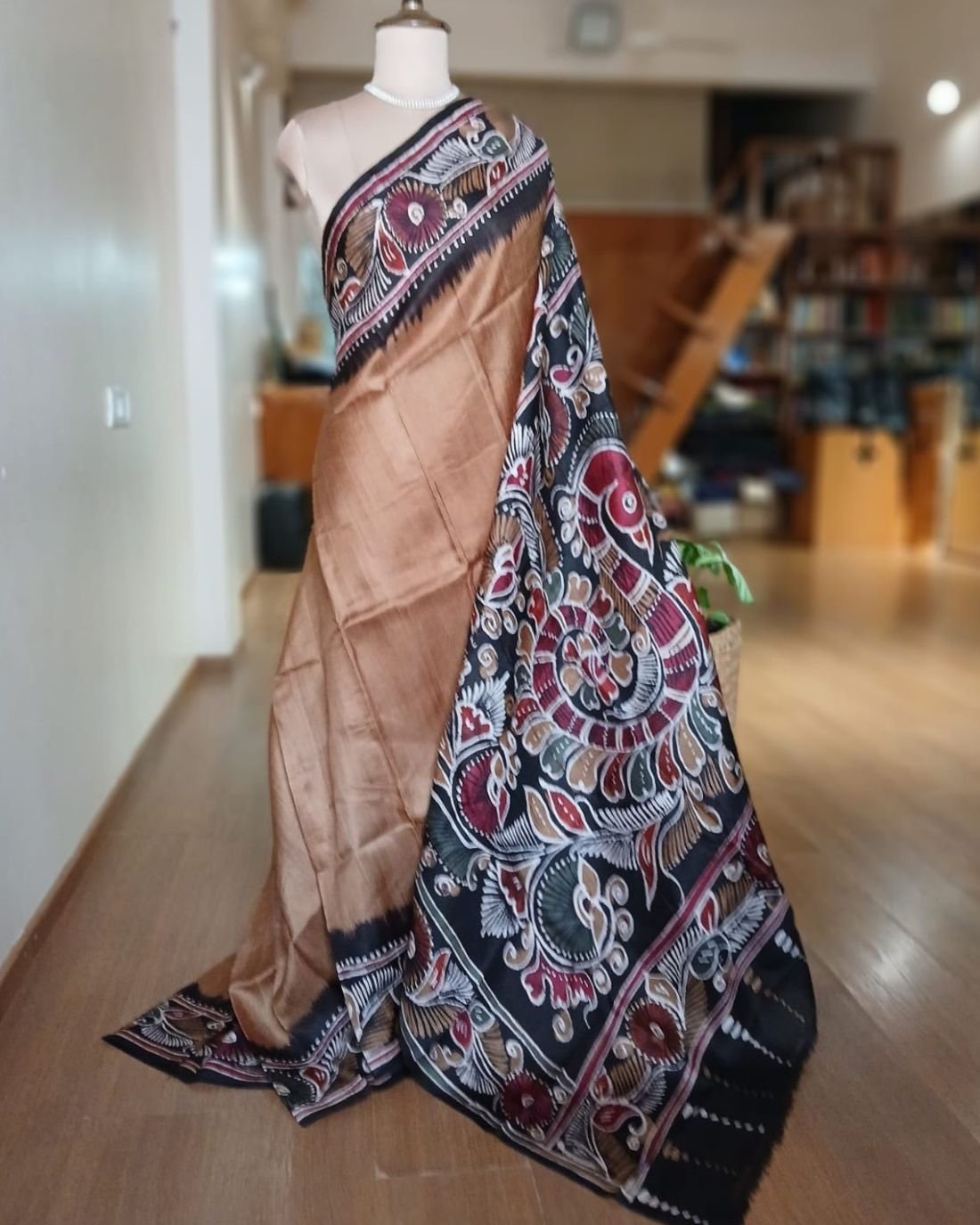 Batik Silk Saree from Murshidabad – (BSSM0060)