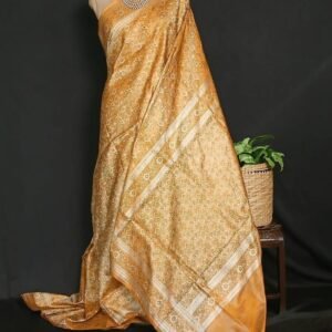Banarasi Tanchoi Tehri Jamavar Silk Saree – (BTTJ0007)
