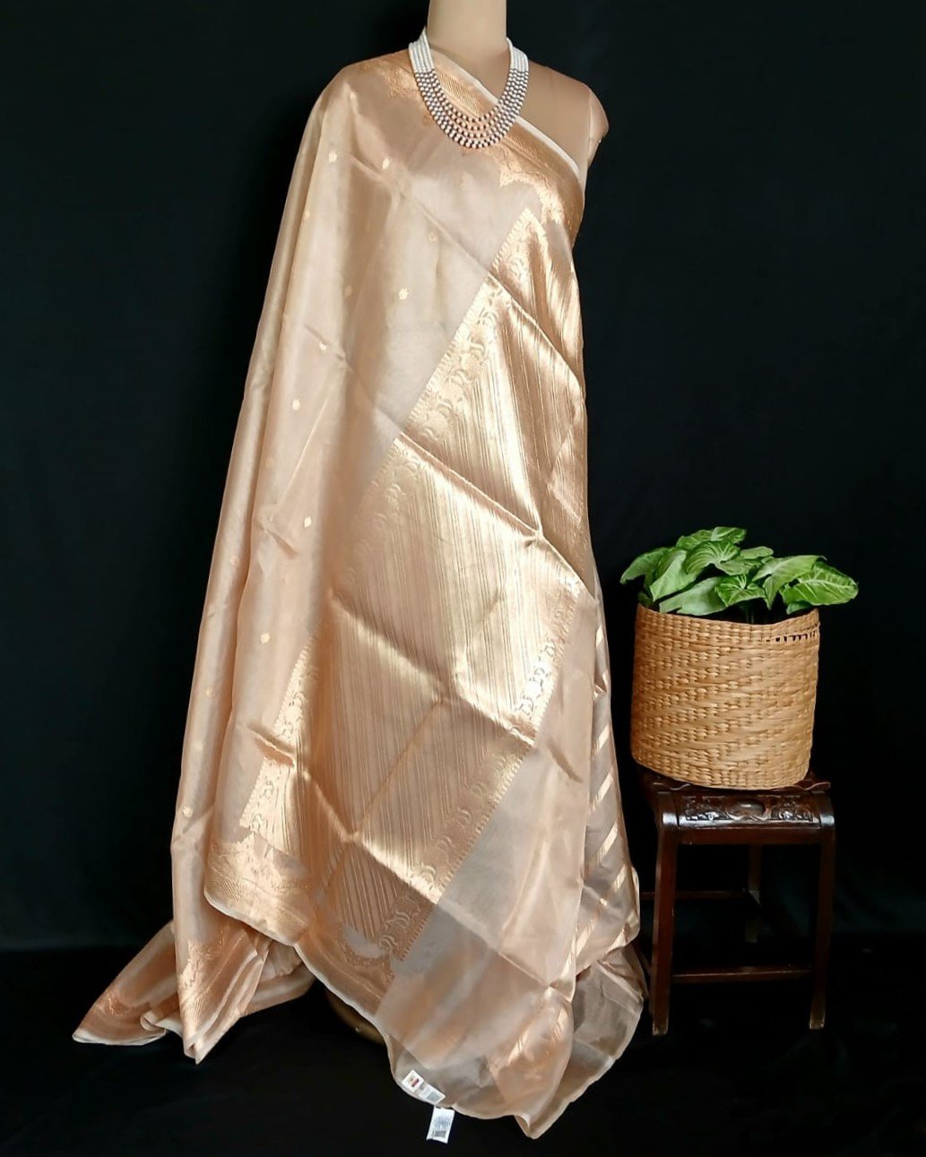Sophisticated Tissue Zari Banarasi – (STZB0010) - Image 6