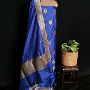 Banarasi Meenakari 3-piece Pure Silk Salwar Set - (MPSS0005)