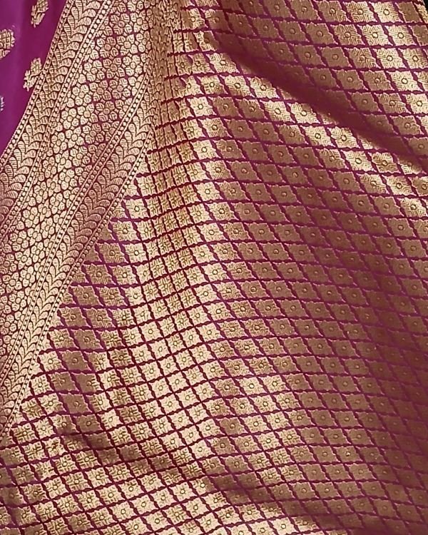 Lakkha Booti Pure Silk Banarsi Saree - (LBBS0001) - Image 4