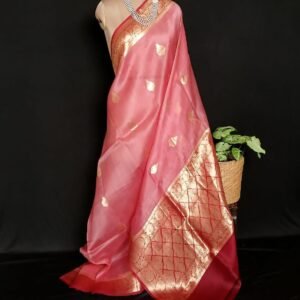 Pure Silk Organza Banarasi Saree - (PSOB0006)