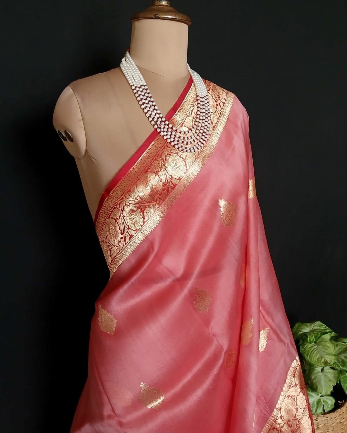 Pure Silk Organza Banarasi Saree - (PSOB0006) - Image 2