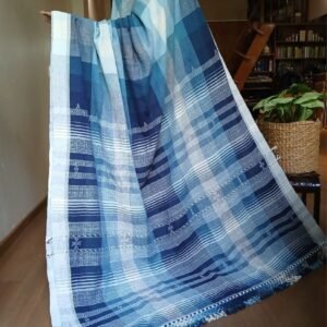 Bhujodi Saree Handwoven in Kala Cotton – (BHUJ0022)