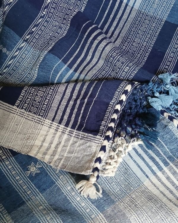 Bhujodi Saree Handwoven in Kala Cotton – (BHUJ0022) - Image 4
