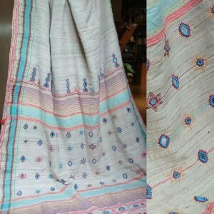 Bhujodi Handweave Saree in Pale Green.  – (BHUJ1074)