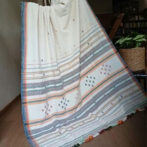 Bhujodi Saree Handwoven in Kala Cotton – (BHUJ0023)