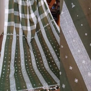 Bhujodi Saree Handwoven in Kala Cotton – (BHUJ0011)