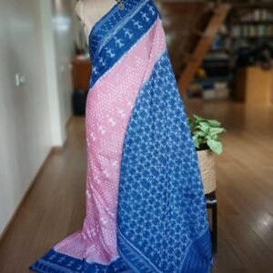 Nuapatna Single Ikat Handloom Saree - (NSIS0045)