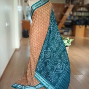 Nuapatna Cotton Single Ikat Handloom Saree - (NSIS0025)