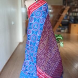 Nuapatna Cotton Single Ikat Handloom Saree - (NSIS0034)