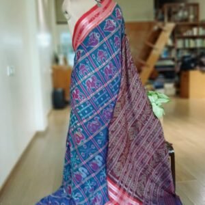 Nuapatna Single Ikat Handloom Saree - (NSIS0042)