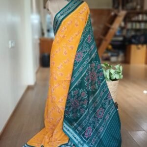 Nuapatna Cotton Single Ikat Handloom Saree - (NSIS0027)