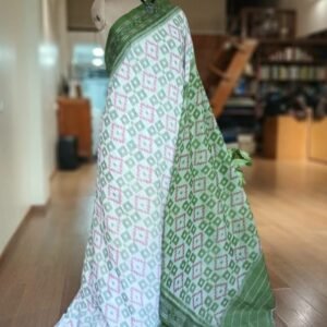Nuapatna Single Ikat Handloom Saree - (NSIS0047)