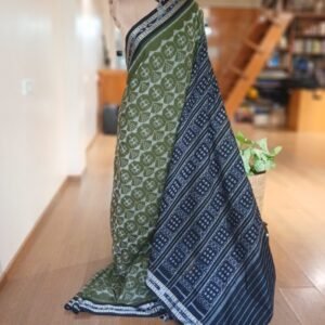 Nuapatna Cotton Single Ikat Handloom Saree - (NSIS0029)