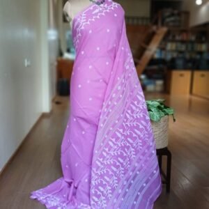 Soft Cotton Jamdani Handweave from Phulia – (JCHS0035)