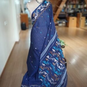 Soft Cotton Jamdani Handweave from Phulia – (JCHS0042)