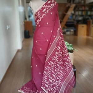 Soft Cotton Jamdani Handweave from Phulia – (JCHS0040)