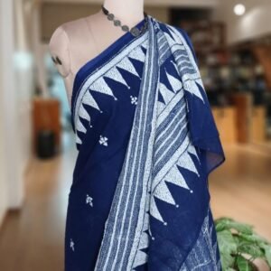 Cotton Kantha Saree from Santiniketan – (KNCS0002)