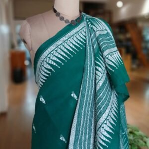 Cotton Kantha Saree from Santiniketan – (KNCS0004)