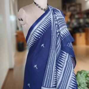 Cotton Kantha Saree from Santiniketan – (KNCS0005)