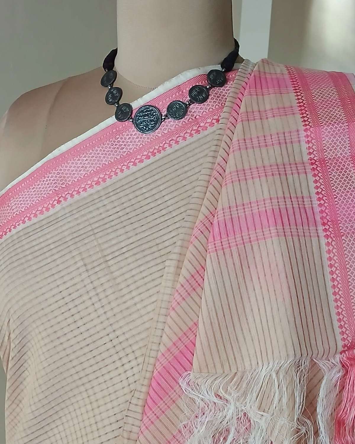 Mangalagiri Handweave Cotton Saree - (MHCS0009) - Image 6