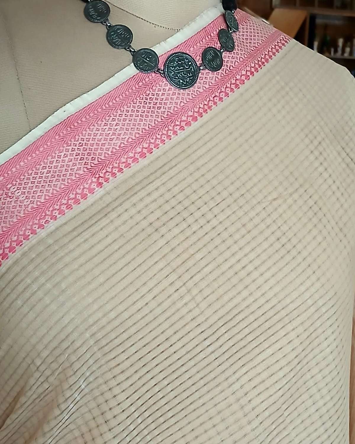 Mangalagiri Handweave Cotton Saree - (MHCS0009) - Image 4