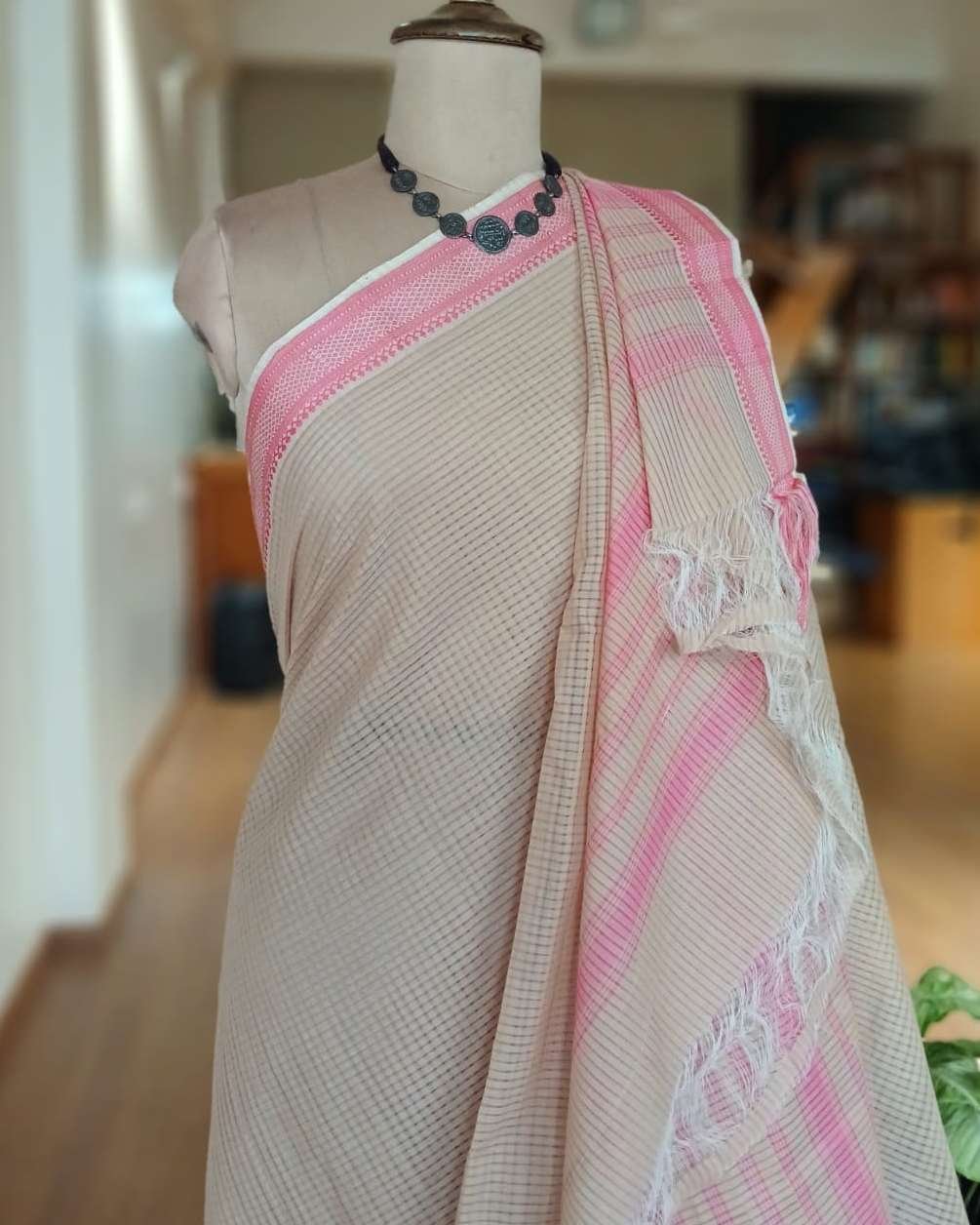 Mangalagiri Handweave Cotton Saree - (MHCS0009) - Image 5
