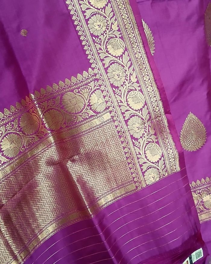 Banarasi 3-piece Pure Silk Salwar Set - (MPSS0007) - Image 5