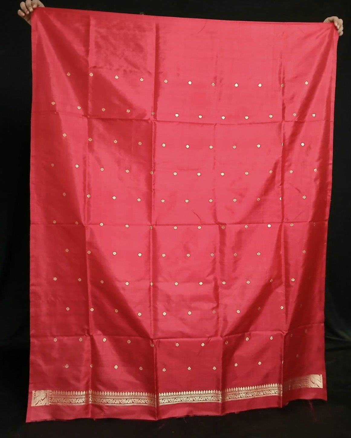 Banarasi 3-piece Pure Silk Salwar Set - (MPSS0008) - Image 8