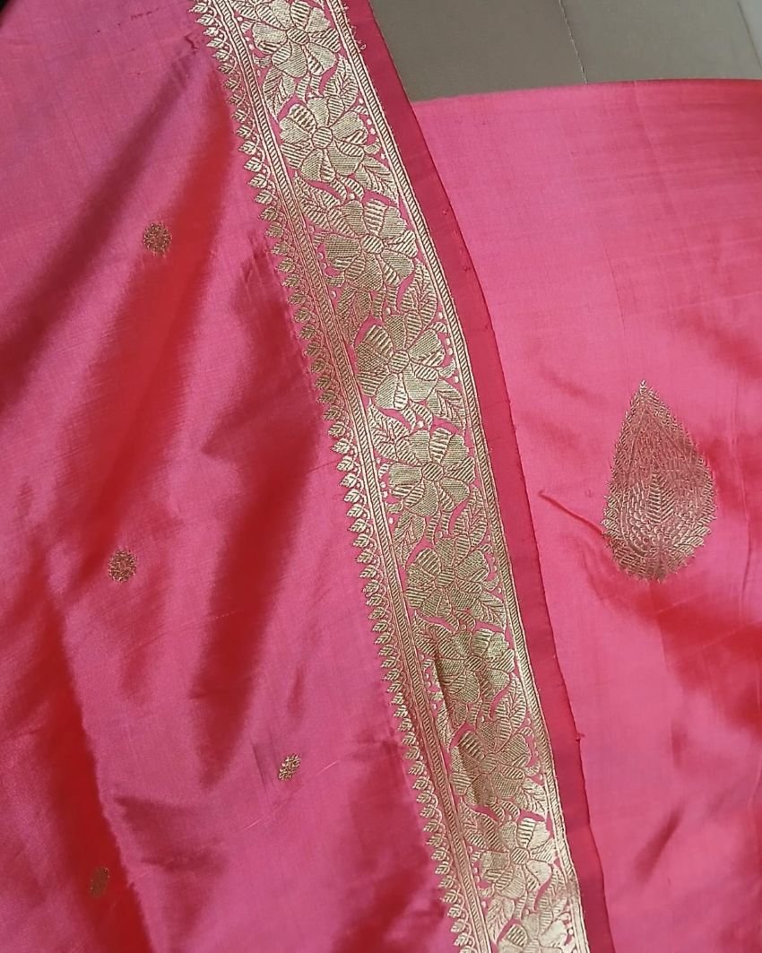 Banarasi 3-piece Pure Silk Salwar Set - (MPSS0006) - Image 5