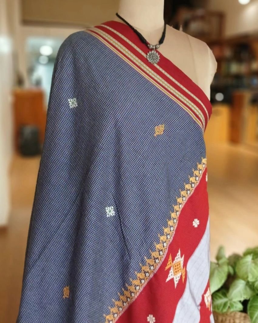 Kasuti Embroidered Saree – (KEDS0006) - Image 10