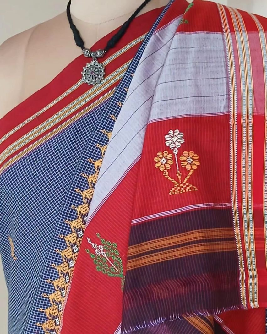 Kasuti Embroidered Saree – (KEDS0006) - Image 2