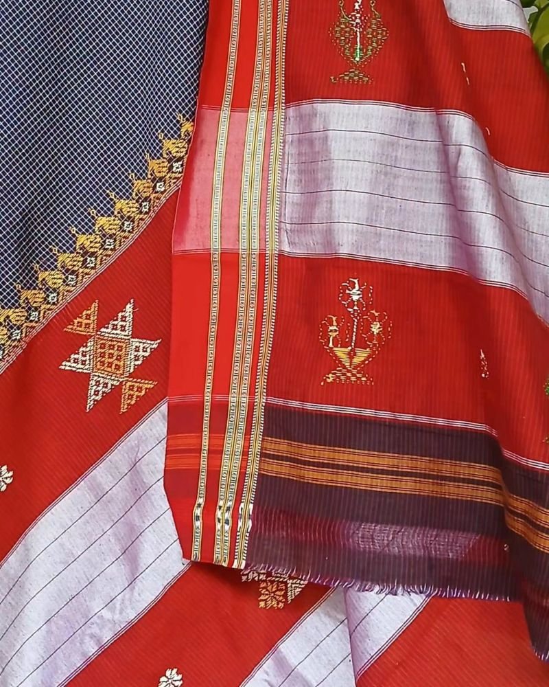 Kasuti Embroidered Saree – (KEDS0006) - Image 5