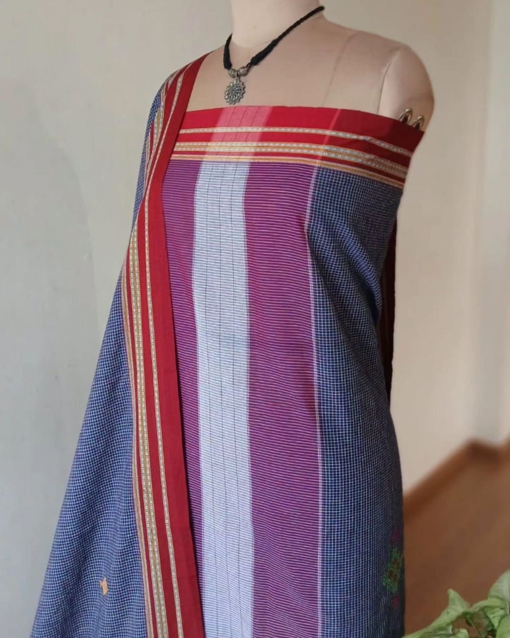 Kasuti Embroidered Saree – (KEDS0006) - Image 7