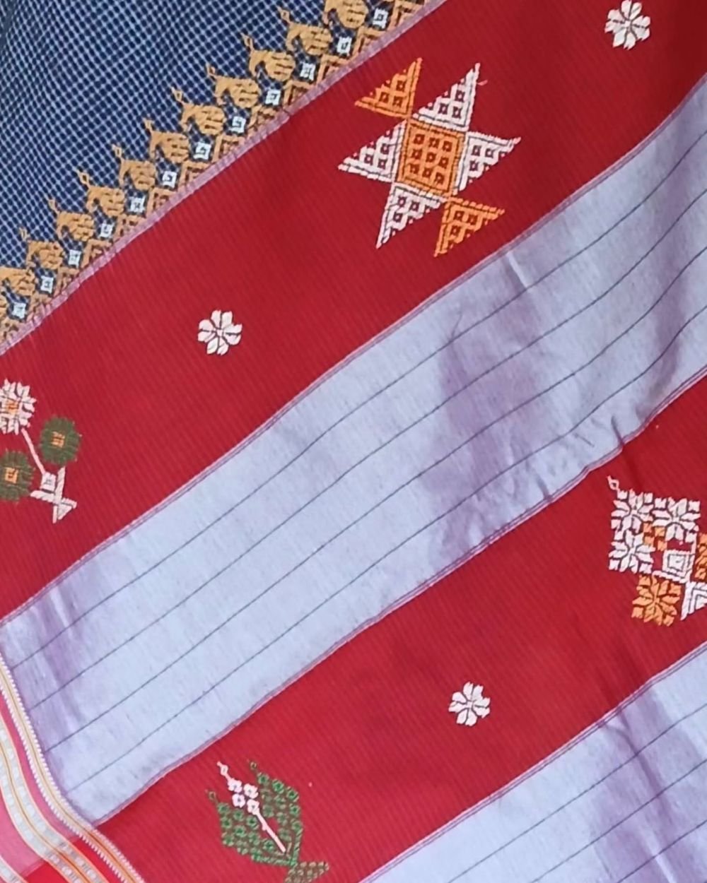 Kasuti Embroidered Saree – (KEDS0006) - Image 8