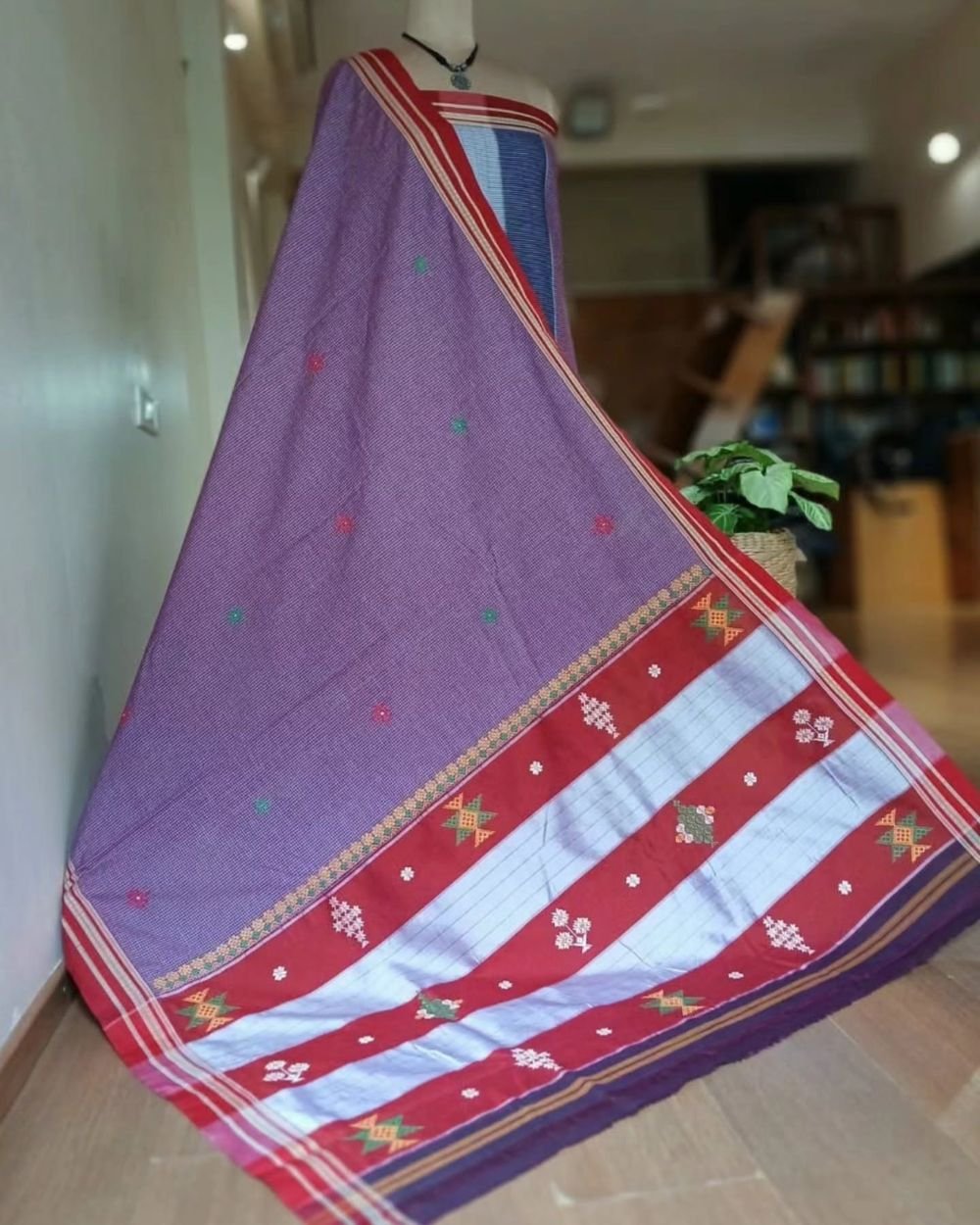 Kasuti Embroidered Saree – (KEDS0004)