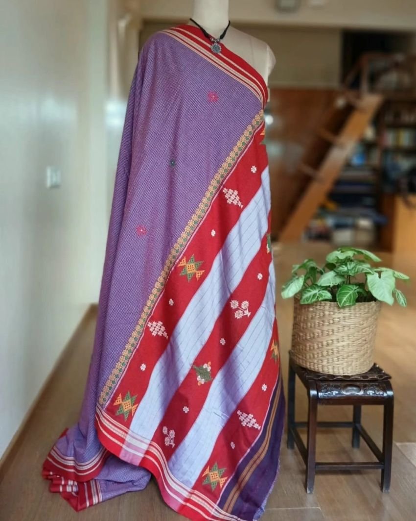 Kasuti Embroidered Saree – (KEDS0004) - Image 10