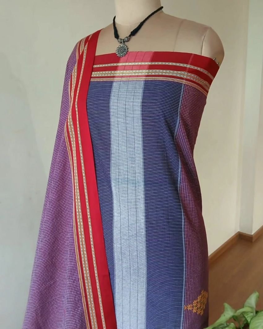 Kasuti Embroidered Saree – (KEDS0004) - Image 11
