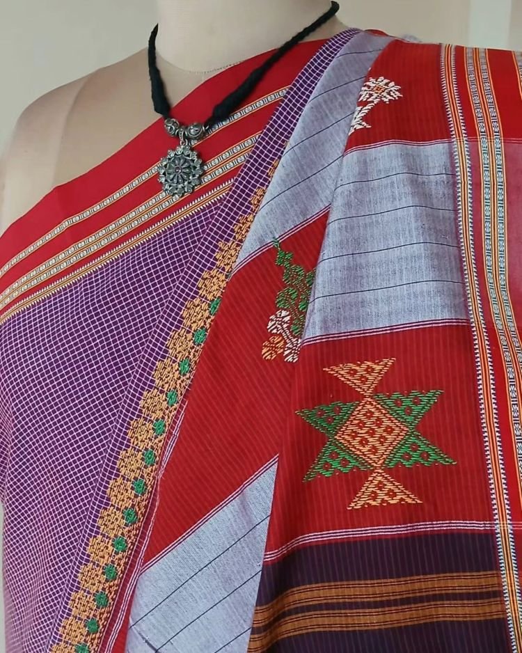 Kasuti Embroidered Saree – (KEDS0004) - Image 2